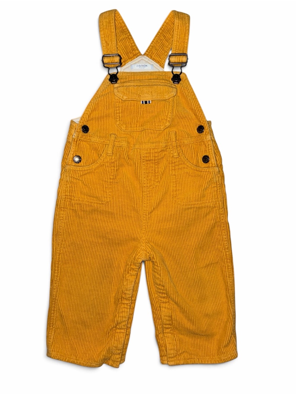 Boden Corduroy Overalls in Mustard